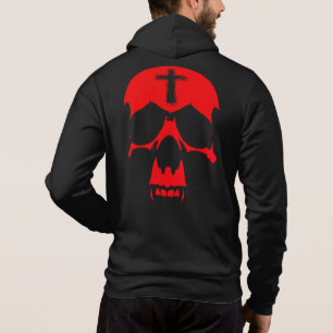 Red Demon Skull Gothic Graphics Design T Shirt