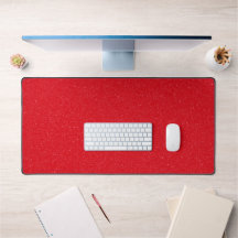 Red Desk Mat - Stora spel- och Office Pad