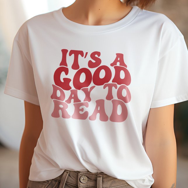 Red Det är en Bra dag att läsa Bok Älskare T Shirt (Skapare uppladdad)