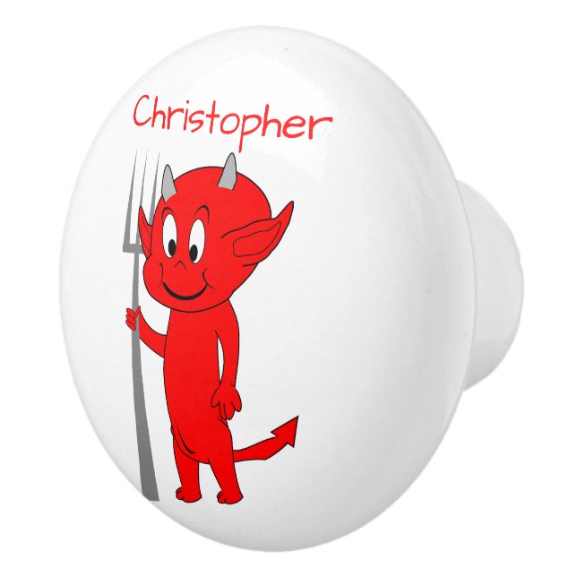 Red Devil Design Personalised Knopp (Höger)