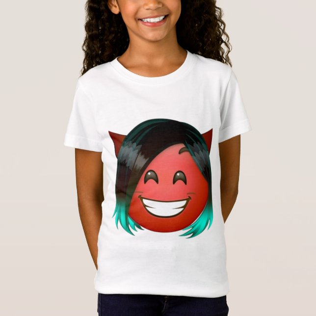 Red Devil Emoji T Shirt (Framsida)