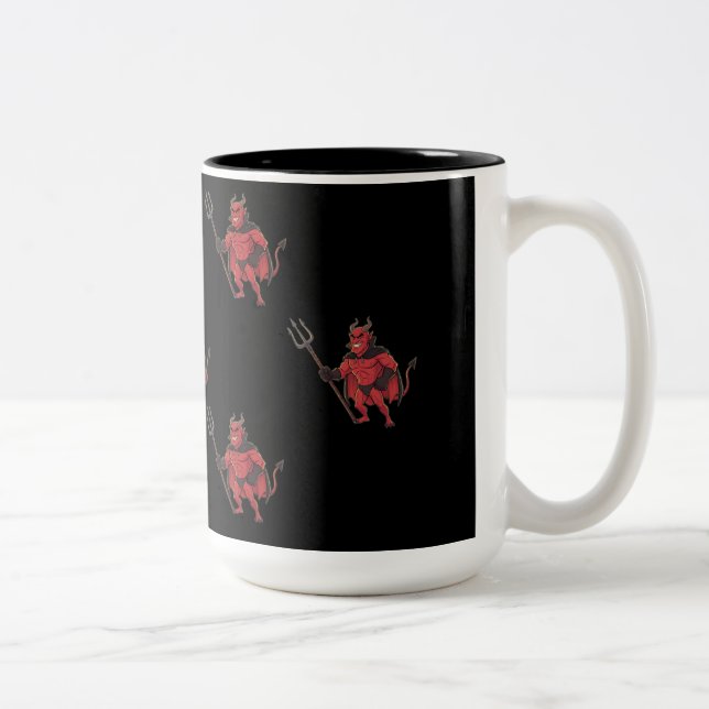 Red Devil Två-Tonad Mugg (Höger)