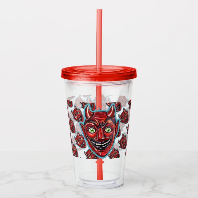 Red Devil Vintage Halloweenies  Take Away Mugg (Framsida)