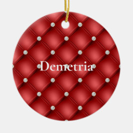 Red Diamond Julgransprydnad Keramik