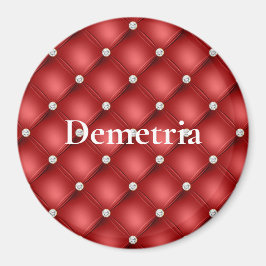 Red Diamond Tufts jul Magnet