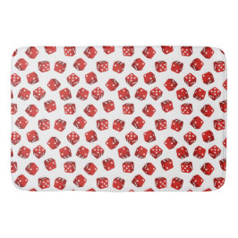Red Dice Mönster Casino Craps Game Badrumsmatta