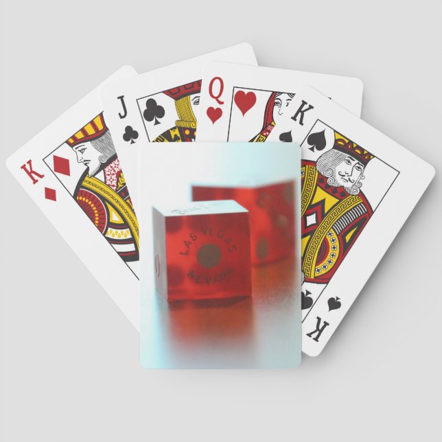 Red Dice Poker Spelkort (Baksidan)