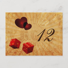 Red Dice Vintage Vegas bordsnummer