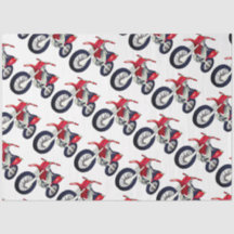 Red Dirt Bike Motorcle Anpassningsbar Färg Backgro