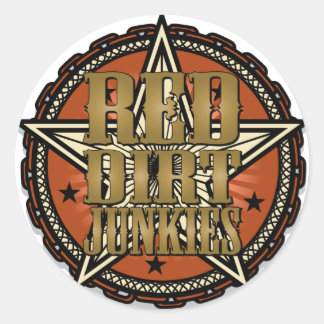Red Dirt Junkies Promo Stickers Runt Klistermärke