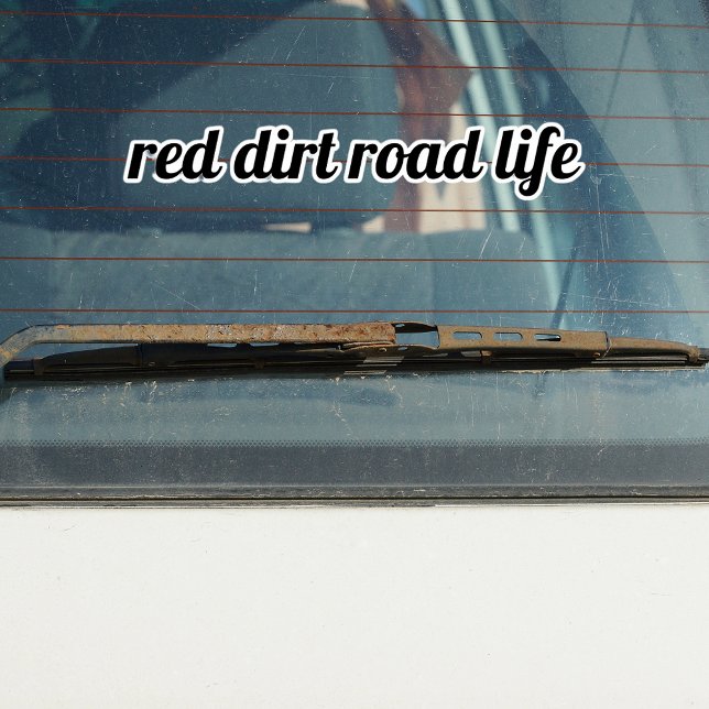 Red Dirt Road Life Anpassningsbar Klistermärken (Skapare uppladdad)