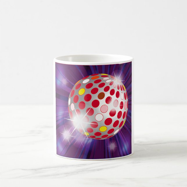 Red Disco Boll Kaffemugg (Skapare uppladdad)