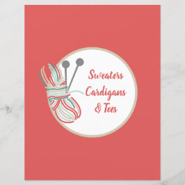 Red Divider Page Sticka Happens Mönster Binder Ind