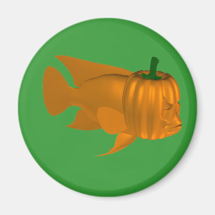 Red Djävulen Cichlid Magnet