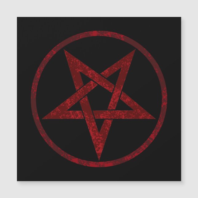 Red Djävulen Pentagram (Framsida)
