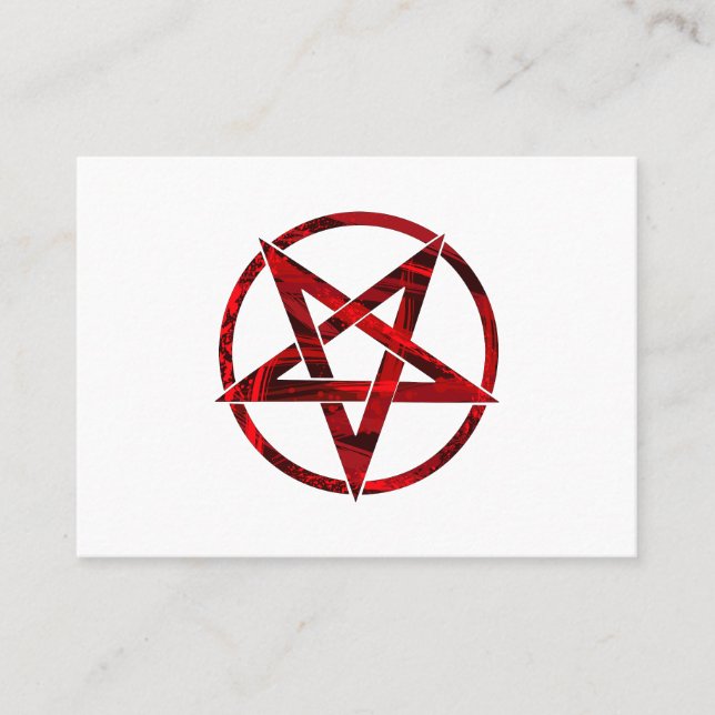 Red Djävulen Pentagram (Framsida)