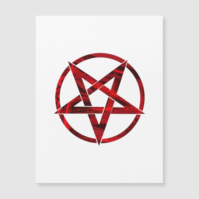 Red Djävulen Pentagram (Framsida)