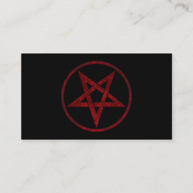 Red Djävulen Pentagram (Framsida)