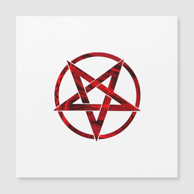 Red Djävulen Pentagram (Framsida)