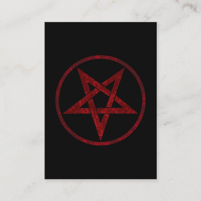 Red Djävulen Pentagram (Framsida)