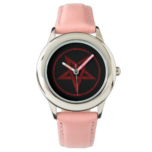 Red Djävulen Pentagram Armbandsur
