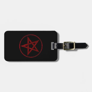 Red Djävulen Pentagram Bagagebricka