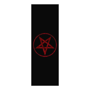 Red Djävulen Pentagram Fototryck