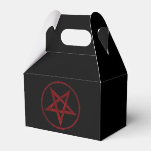Red Djävulen Pentagram Presentaskar
