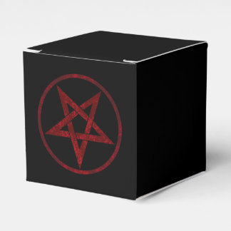 Red Djävulen Pentagram Presentaskar