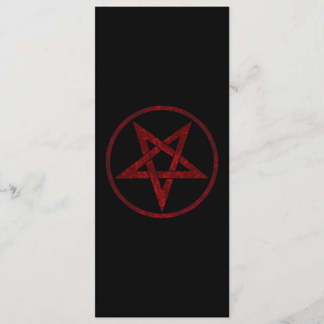 Red Djävulen Pentagram Program (Framsida)