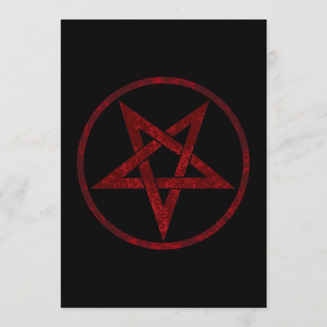 Red Djävulen Pentagram Program (Framsida)