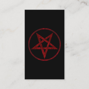 Red Djävulen Pentagram Rabattkort