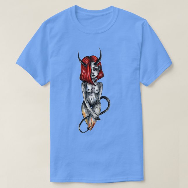 red djävulen t shirt (Design framsida)