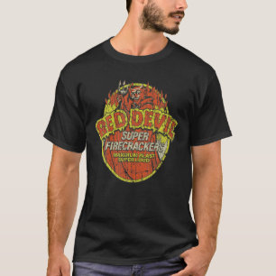 Red Djävulen Toppen Firecrackers 1948 T Shirt