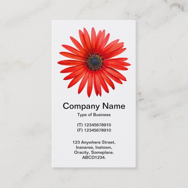 Red Djävulen Visitkort (Framsida)