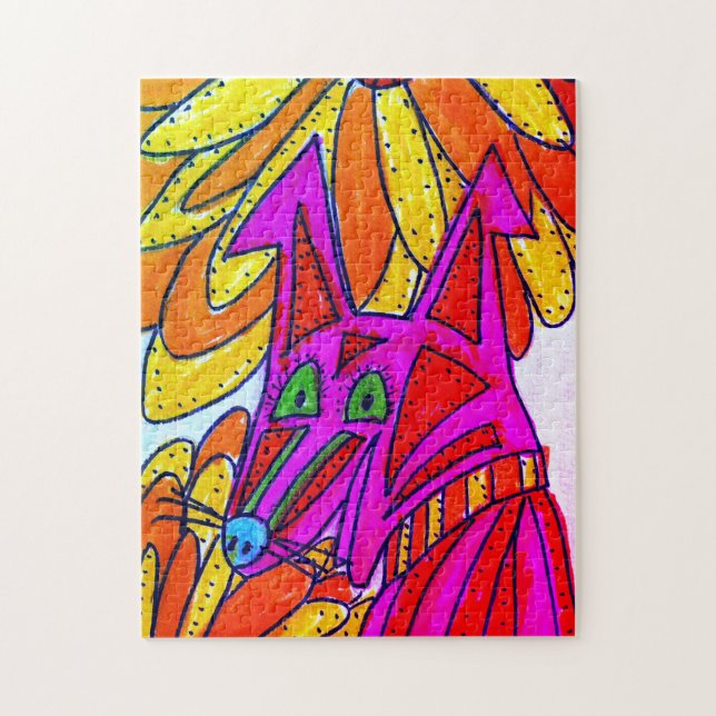 Red Dog Puzzle Pussel (Vertikal)