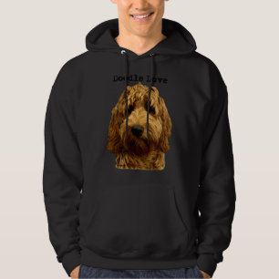 Red Doodle Hund Hoodie