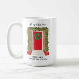 Red Door Garland Wreath House to Yours Kaffemugg
