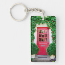 Red Dor Keychain