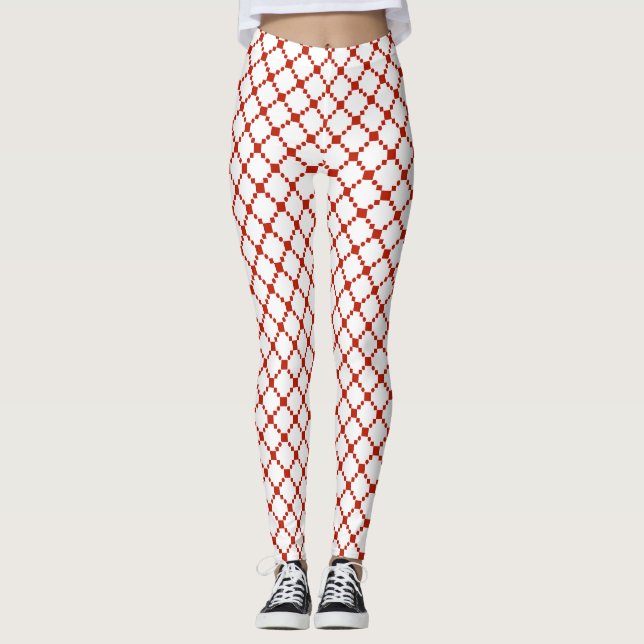 Red Dot Pattern Leggings (Framsida)