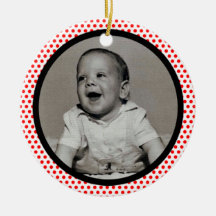 Red Dots Black Trim Photo Ram