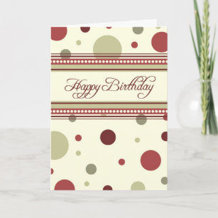 Red Dots Business från Group Birthday Card Kort