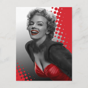 Red Dots Marilyn Vykort