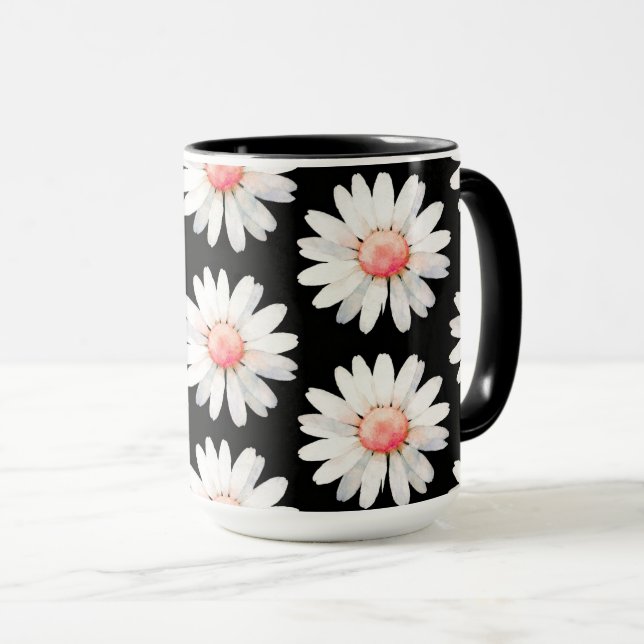 Red Dotted Daisy's Mugg (Framsida höger)
