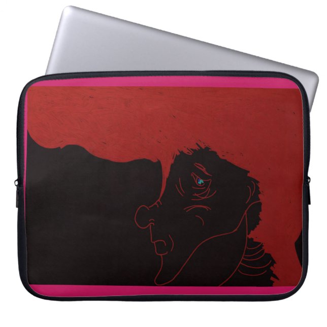 Red Dove Princess Laptop Sleeve (Framsidan)
