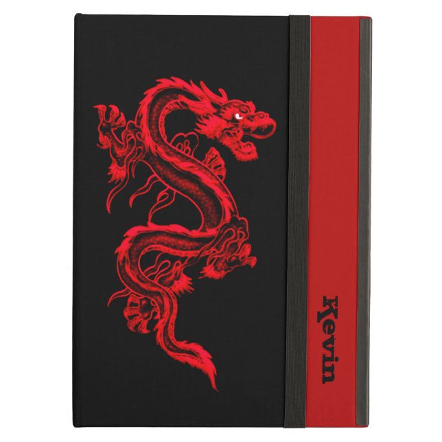 Red Dragon Anpassningsbar iPad Air Case iPad Air Fodral (Framsidan Closed)