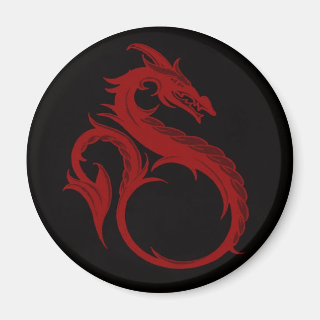 Red Dragon Apalala Magnet (Framsidan)