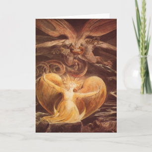 Red Dragon Art William Blake Kort