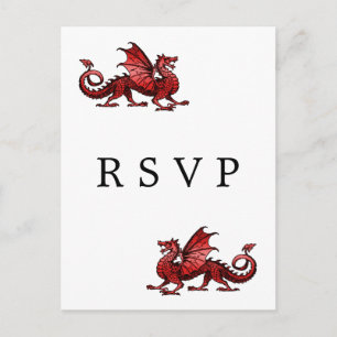 Red Dragon Bröllop OSA vykort