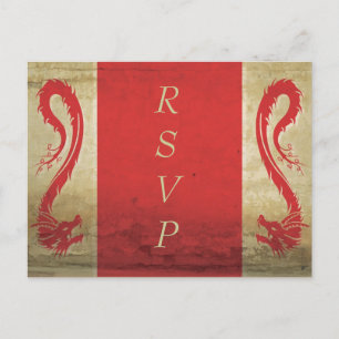 Red Dragon Bröllop OSA vykort